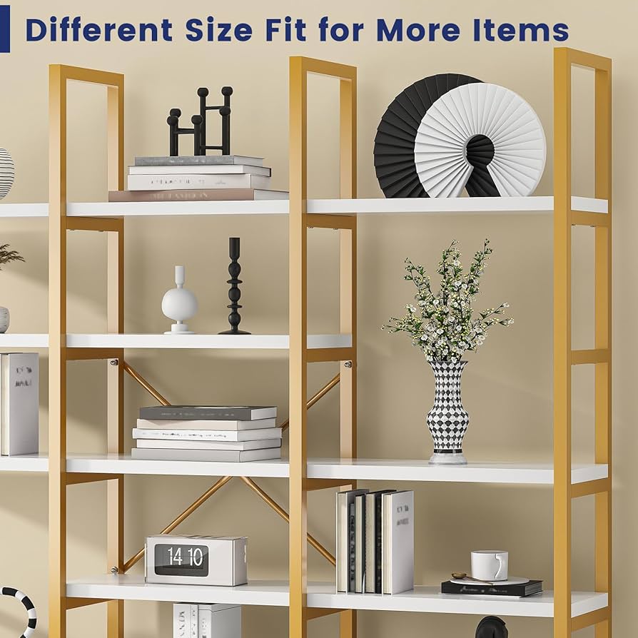 置物 Gold prestige Amazon.com: HOMEKAYT Gold Clothing Racks with Shelves
